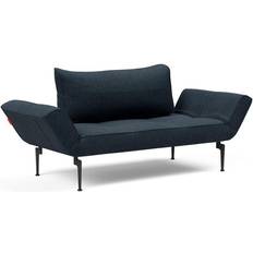 Innovation Muebles Innovation Zeal Laser Schlafsofa 200 x 72 cm Dunkelblau Stoff 515 Nist Blue BxHxT 178-200 x 75 x 72 cm Beine Stahl Schwarz Sofá