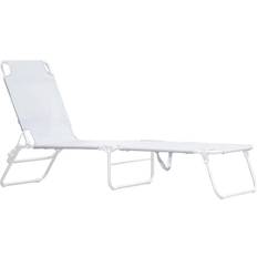 Aluminium Chaises longues Jan Kurtz Fiam - Amigo Big, Aluminium Blanc / Blanc