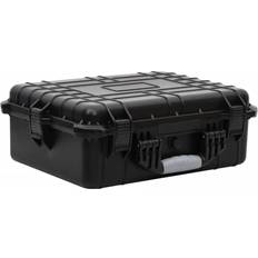 vidaXL Transportabel flightcase 52x40x19 cm PP sort