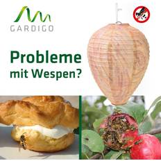 Gardigo Wespennest Attrappe 200 mm x 280 mm 2 stk