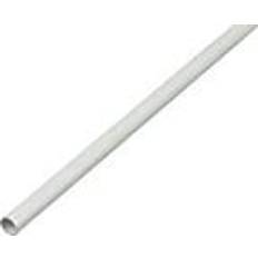 Blanc Fontaines et Bassins de Jardin Tube Rond Plastique Blanc 1000 x 10 x 1 mm