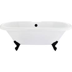 Claw Foot Bathtub Freestanding Bathtubs Altair Claw Foot Bathtub Kerta (52167-BAT-WH-MB) 169.9x73.9