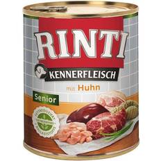 Hundenassfutter Rinti Kennerfleisch Senior Huhn 24x800g Dose Hundenassfutter