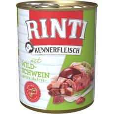 Hundenassfutter Rinti Kennerfleisch Wildschwein 24x800g Dose Hundenassfutter