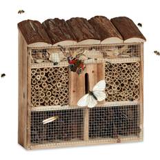 Relaxdays Hanging Insect Hotel, Bee Butterfly