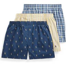 Ralph Lauren Underwear Ralph Lauren Classic Fit Woven Cotton Boxers 3-Pack Plaid