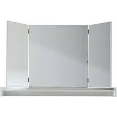 Sminkebord med spejl Trendteam Garderobeskabspejl sminkebord, melamin/spejl glas Vægspejl