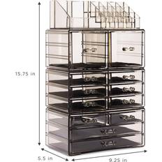 Makeup Storage Sorbus Cosmetic Case Tower