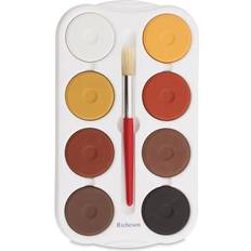 Jack Richeson Large Tempera Cakes with Tray Set of 8 2-1/4 x 11/16 in Cake Decoration