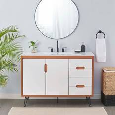 48 in bathroom vanity modway Energize 48" Bathroom Vanity Cherry White