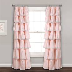 Lush Decor Lace Ruffle Curtain 84 x 52 in