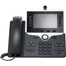 Landline Phones Cisco Systems CP-8845-3PW-NA-K9 IP Video Phone 8845 Multiplatform Phone