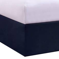 Bed Maker's 14 Inch Drop Length Valance Sheet Blue (203.2x198.12cm)