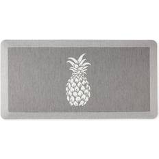 Pattern Yes/No Entrance Mats Martha Stewart Modern Pineapple Anti-Fatigue Gray