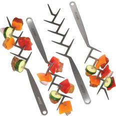 Gray Skewers BBQ Croc Zig Zag Shish Skewer