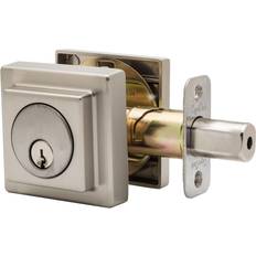 Gray Padlocks Creek DBS2420 Mid Century Modern Keyed Entry Double Cylinder Deadbolt Deadbolt