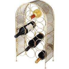 Yellow Wine Racks Twine Trellis Bottles Wine Rack