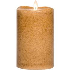 Brown LED Candles Sullivans 6 Brown Spice Pillar LED Candle