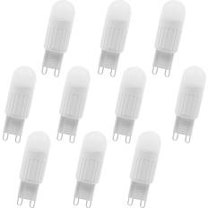 Light Bulbs Led g9, 3000k, 360-deg cri80, etl, 3w, 25w equivalent, 15000hrs, lm250, dimmable,input voltage 120v 10 pack