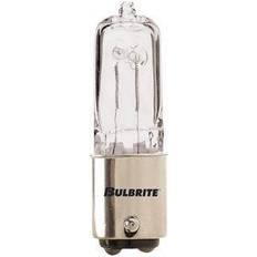 Light Bulbs Bulbrite Pack of 5 50 Watt Dimmable Clear T4 Double-Contact Bayonet BA15D Halogen Mini 50 watt 50 watt