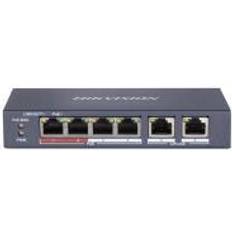 4 port poe DS-3E0106P-E/M 4 Port Ethernet Unmanaged