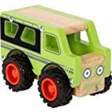 Hout Rijdend Speelgoed Small Foot Houten Off-Road Jeep Groen