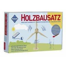 Pebaro Solar Holzbausatz Windmühle