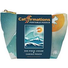 Chronicle Books Catffirmations Portable Puzzle 500-Piece Jigsaw