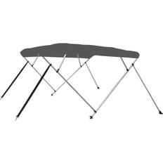 Nautica vidaXL Bimini di Prua con Tendalino a 4 Archi Antracite 243x180x137 cm