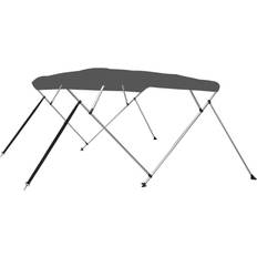 Bootsabdeckung vidaXL 4-bow Bimini Top Anthrazit 243x210x137 Cm