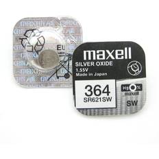 364 batterier Maxell Silver Oxide Watch Battery SR621SW Low Drain Replaces 364