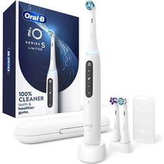 Oral io 5 Procter & Gamble Oral-B iO Series 5 Limited Electric Toothbrush with 3 Brush Head, Rechargeable, Black