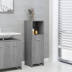 vidaXL Armadietto Bagno Grigio Sonoma 30x30x95 cm