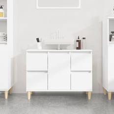 vidaXL Sink Cabinet High