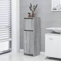 Grey Wall Bathroom Cabinets vidaXL Engineered Wood Bathroom Cabinet 30 x 30 x 95 cm