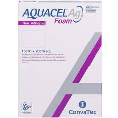 Aquacel Convatec AQUACEL Ag Foam nicht adhäsiv 15x20 Verband 5 St.