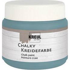 À base d'eau Peintures pour les doigts Kreul Chalky Kreidefarben sir petrol 150,0 ml