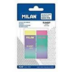 Accesorios de pluma MiLAN Radiergummi Nata 320 Sunset 2 Stücke