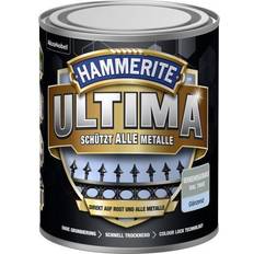 Hammerite Metallschutzlack ULTIMA glänzend Metallfarbe Grau 0.75L