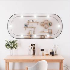 vidaXL 45 x 100 cm Glass Oval Wall Mirror