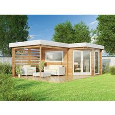 Bois Petites Cabanes Gartenhaus Alpholz 618 x 462 cm (Surface du bâtiment )