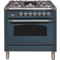 ILVE Nostalgie 36" 3.55 White, Gray, Blue