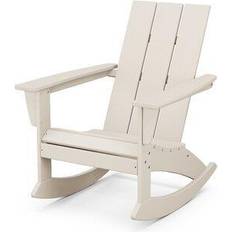 Plastic Outdoor Rocking Chairs Polywood Modern Adirondack Rocking