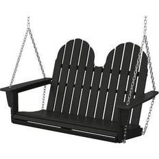 Black Sun Chairs Polywood Vineyard Porch Swing