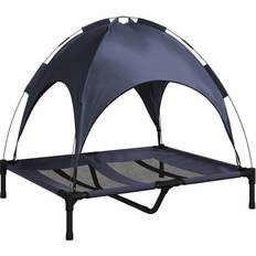 Elevated dog bed with canopy Petmaker Elevated Dog Bed with Canopy-36 Portable Bed with Non-Slip Feet-Indoor/Outdoor Dog Cot