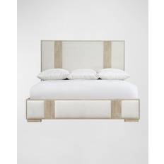 Beds & Mattresses Bernhardt Solaria Panel Bed Wood & Upholstered/Performance Fabric/