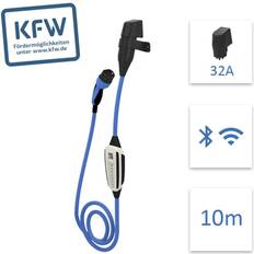 Elbil batterier og opladere NRG Kfw Max Elbil Oplader Med WiFi 32A Type2 10m