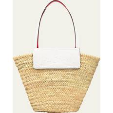 Christian Louboutin Beige Loubishore Tote F478 Naturel/Snow UNI