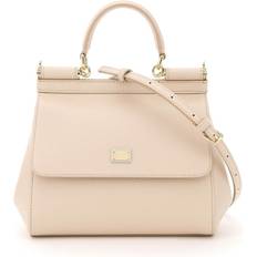 Dolce & Gabbana Satchels Sicily Bag Medium Dauphine Calfskin Quarz Satchels for ladies