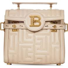 Mini B-Buzz 23 Leather Tote Bag - Beige